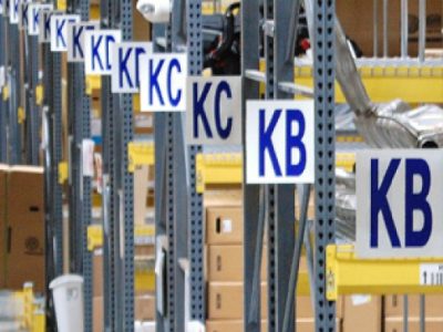 warehouse aisle signs