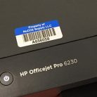 asset tag on inkjet printer