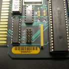 circuit board with barcode label