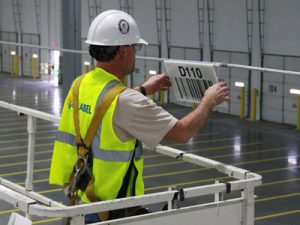 warehouse sign installation