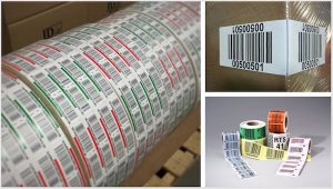 Warehouse pallet labels