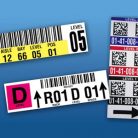 warehouse rack location labels