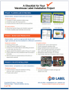 warehouse label installation checklist