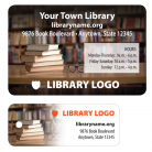 library patron card sample template