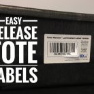 tote renew warehouse label