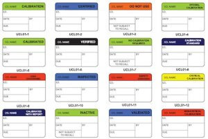 multiple calibration labels