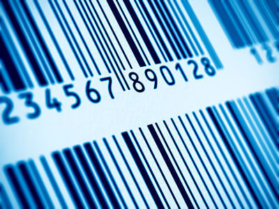 close up of barcode image