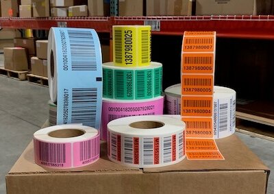 warehouse pallet labels