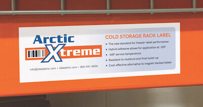 Close up of Arctic Xtreme warehouse freezer lab el