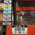 Warehouse magnet rack and totem labels