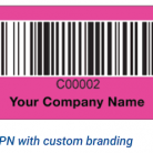 4x2 warehouse LPN label with customization