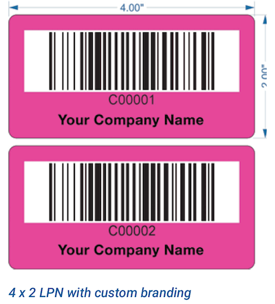 LPN pallet barcode label